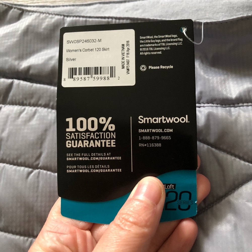 SOLD NWT Smartwool Corbet 120 skirt merino wool - Picture 4 of 7